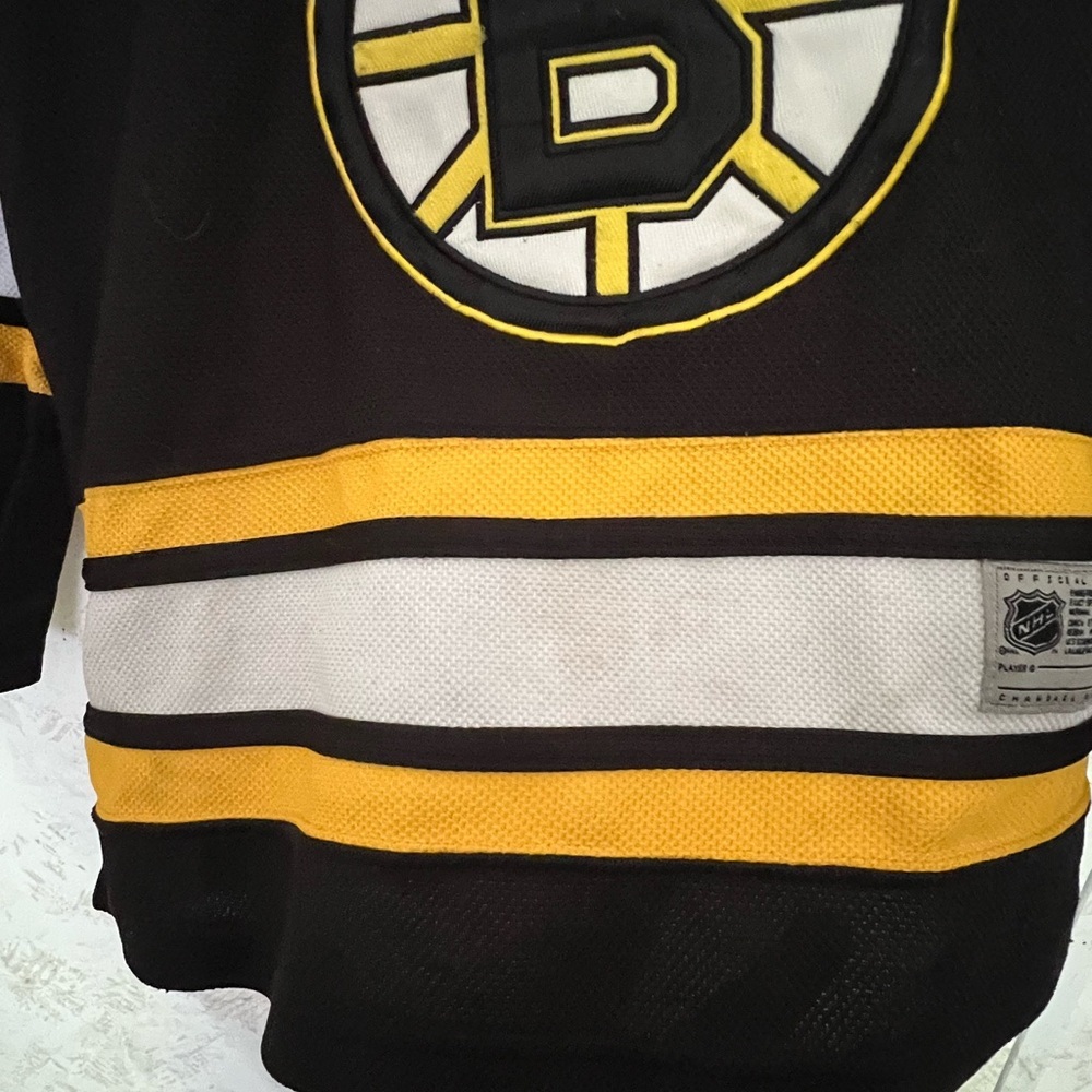 Reebok Black and Gold Hockey Jersey - Picture 6 of 9